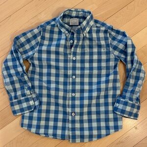 Checkered Blue Kids Shirt